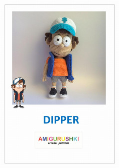 DIPPER doll crochet pattern