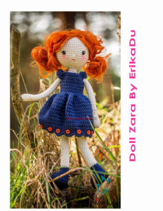 Doll Zara crochet pattern