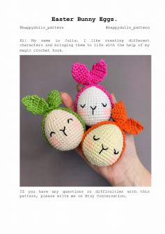 Easter Bunny Eggs crochet pattern