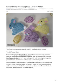 Easter Bunny Plushies | Free Crochet Pattern