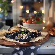 Easy Charcoal Bagels 🥯