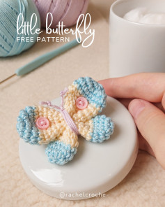 🦋(English) Free Pattern - Little butterfly🦋