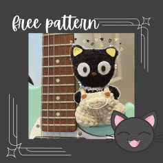 Free Chococat crochet pattern