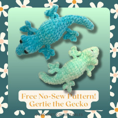 FREE crochet gecko pattern! 🦎✨