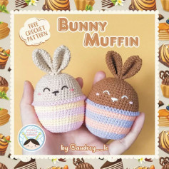 free crochet pattern bunny muffin