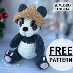 free crochet pattern the panda