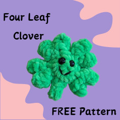 Free four leaf clover pattern