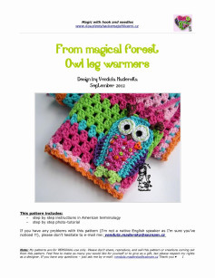 from magical forest owl leg warmers