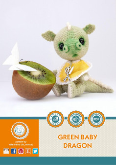 green baby dragon crochet pattern