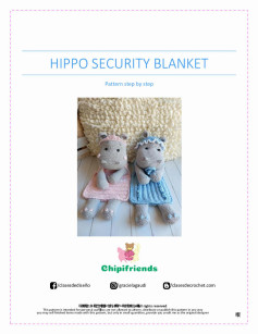 HIPPO SECURITY BLANKET Pattern