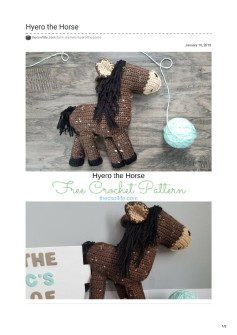 Hyero the Horse crochet pattern