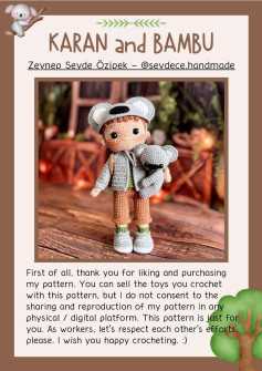 karan and bambu doll crochet patten