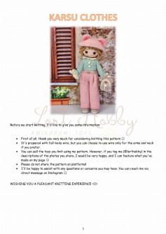 karsu clothes crochet pattern