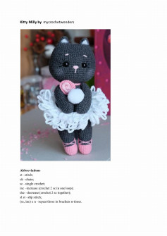 Kitty Milly crochet pattern