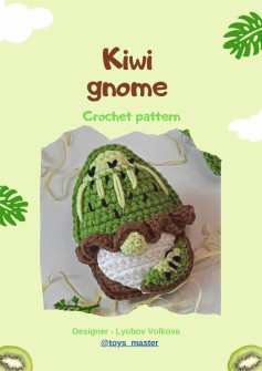 Kiwi gnome Crochet pattern