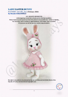 LADY EASTER BUNNY PATTERN