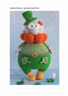 Leprechaun gnome pattern