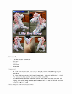 lilly the pony crochet pattern