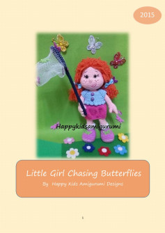 Little Girl Chasing Butterflies crochet pattern