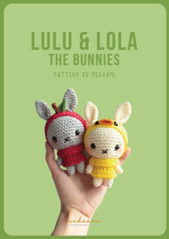 lulu & lola the bunnies pattern