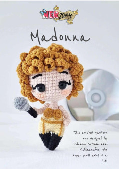 Madonna toy doll crochet pattern