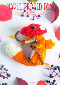 maple the red fox crochet pattern