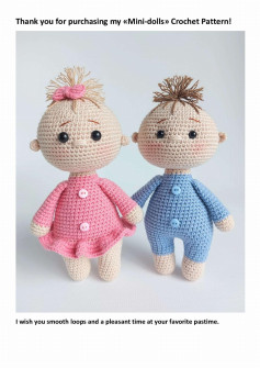 «Mini-dolls» Crochet Pattern!