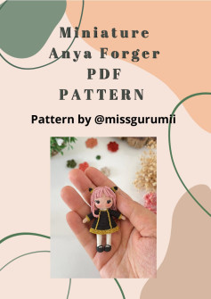 Miniature Anya Forger PDF PATTERN Pattern