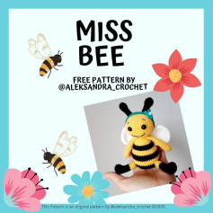 miss bee free pattern