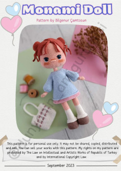 Monami Doll crochet pattern