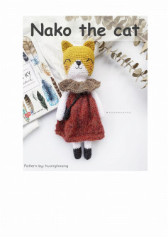 Nako the cat crochet pattern