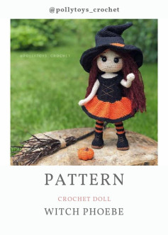 PATTERN CROCHET DOLL WITCH PHOEBE