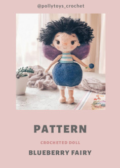 PATTERN CROCHETED DOLL BLUEBERRY FAIRY