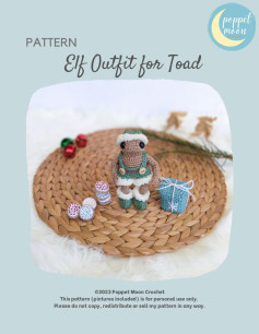 PATTERN Elf Outfit for Toad