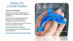 Pattern for crochet Dolphin