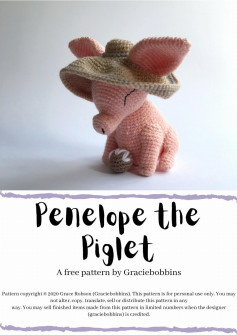 Penelope the Piglet A free pattern