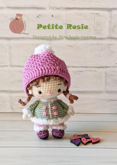 Petite Rosie doll crochet pattern