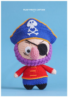 PILAP-PIRATE CAPTAIN crochet pattern