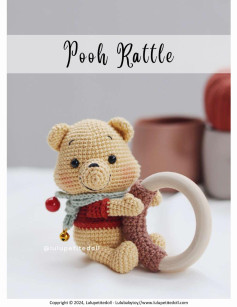 Pooh Rattle crochet pattern