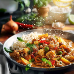 🍛 Savor the aroma of this Vegetable Kurma, a comforting Indian dish crafted with love