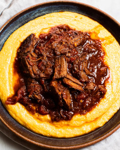 says one reader about this shredded beef and cheesy grits