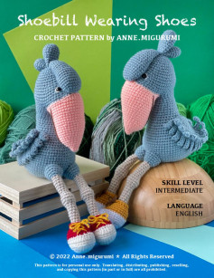 Shoebill Wearing Shoes CROCHET PATTERN