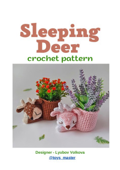 Sleeping Deer crochet pattern