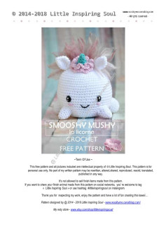 smooshy mushy la licorne crochet free pattern unicorn