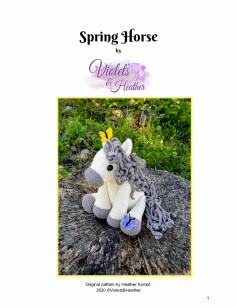 Spring Horse crochet pattern