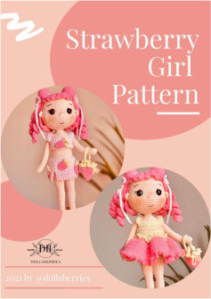 strawberry girl doll pattern