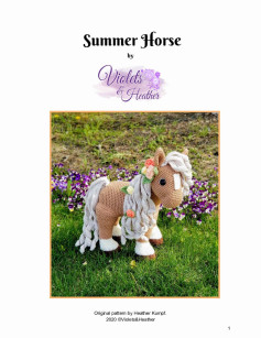 Summer Horse crochet pattern