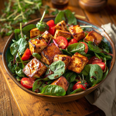 SWEET AND SALTY TOFU SALAD