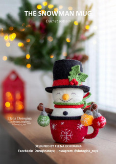 THE SNOWMAN MUG Crochet pattern