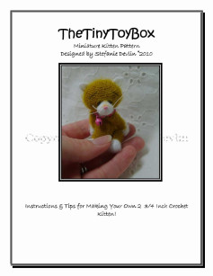 The Tiny Toy Box Miniature Kitten Pattern